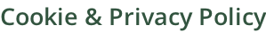 Cookie & Privacy Policy